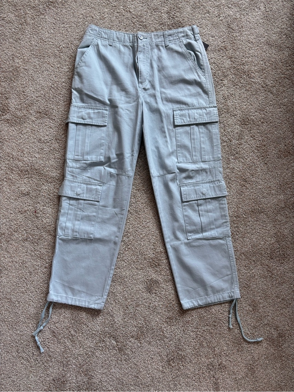 Forever 21 Women’s Light Blue Cargo Pants